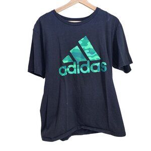 Adidas The‎ Go-To Performance T Shirt Sports Active Graphic Tee Short Sleeve L